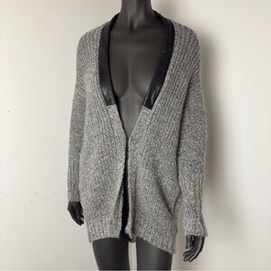 44. Mason Lambskin Knit Cardigan